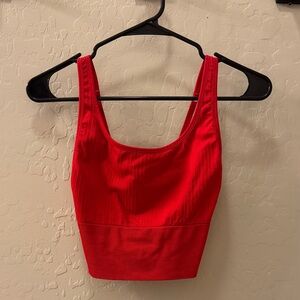 Victoria’s Secret Red Women's Crop Top Sports Bra